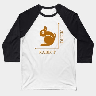 Duck Rabbit Illusion Baseball T-Shirt